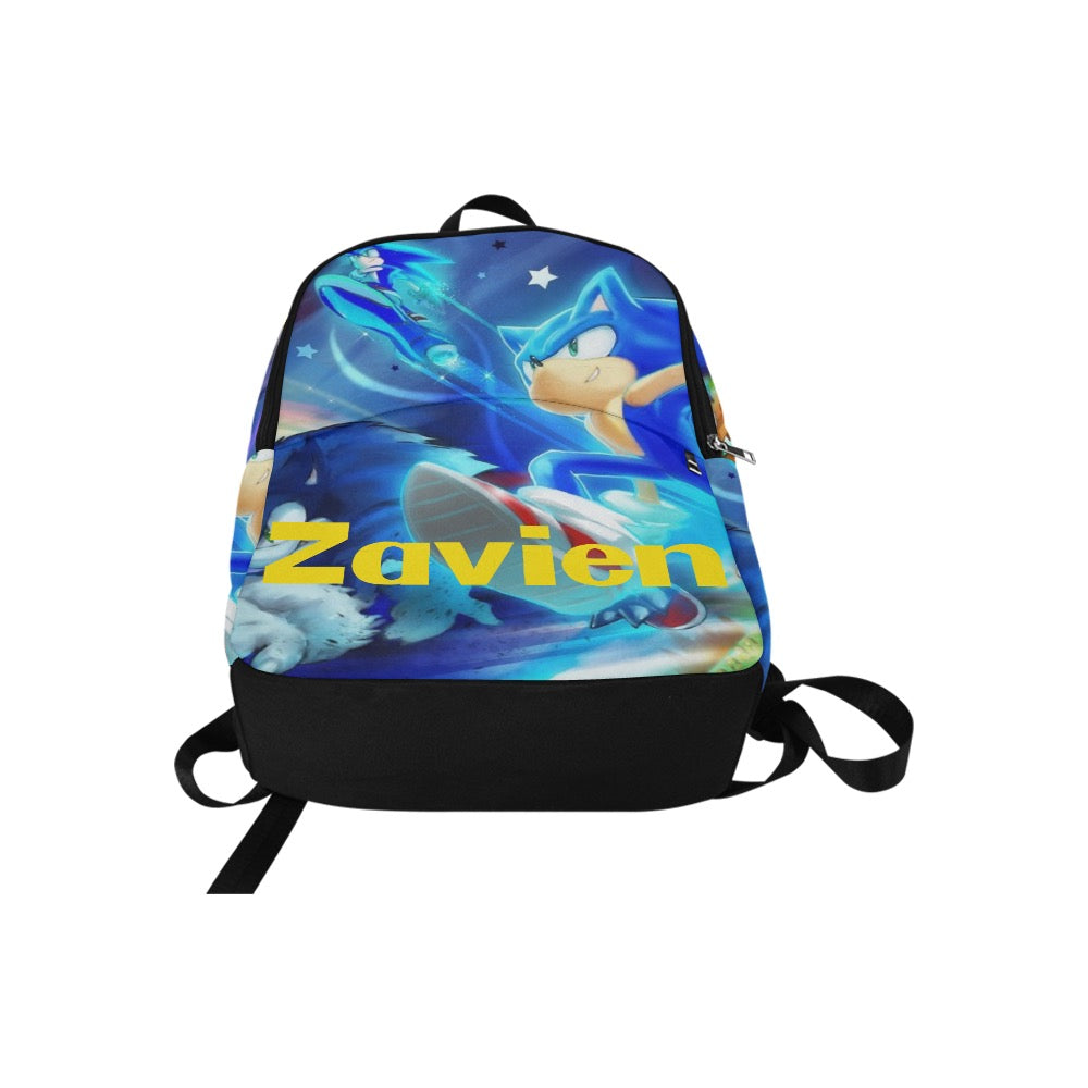 Sonic the Hedgehog Personalized Bookbag