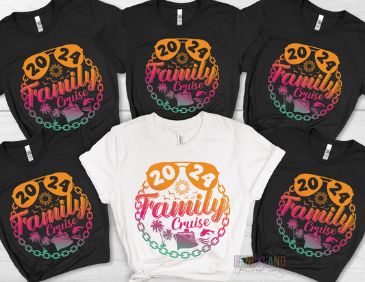 Group Travel Shirts - Family Cruise