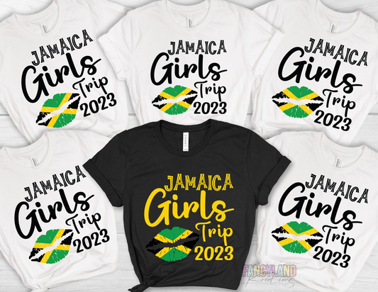 Group Travel Shirts - Jamaica Girls Trip