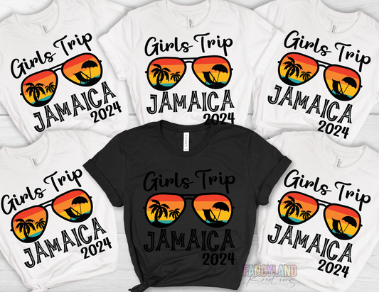 Group Travel Shirts - Jamaica Sunglasses