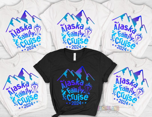 Group Travel Shirts - Alaska Family Cruise