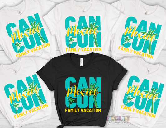 Group Travel Shirts - Cancun! Cancun! Mexico