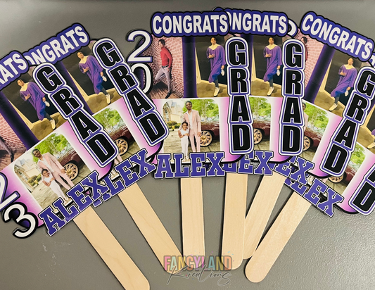 Grad Fans (Personalized)