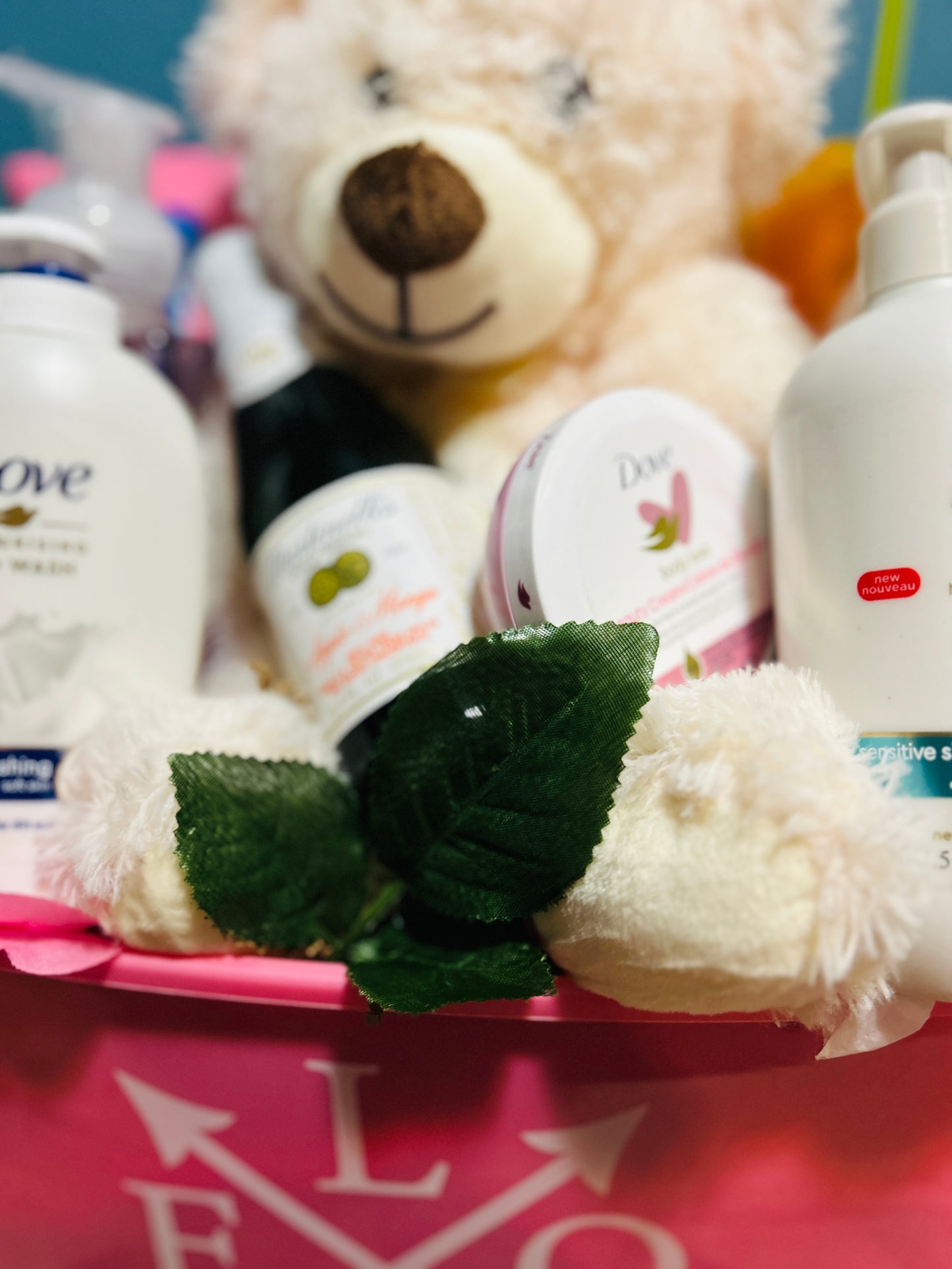 Dove Pampering Gift Basket
