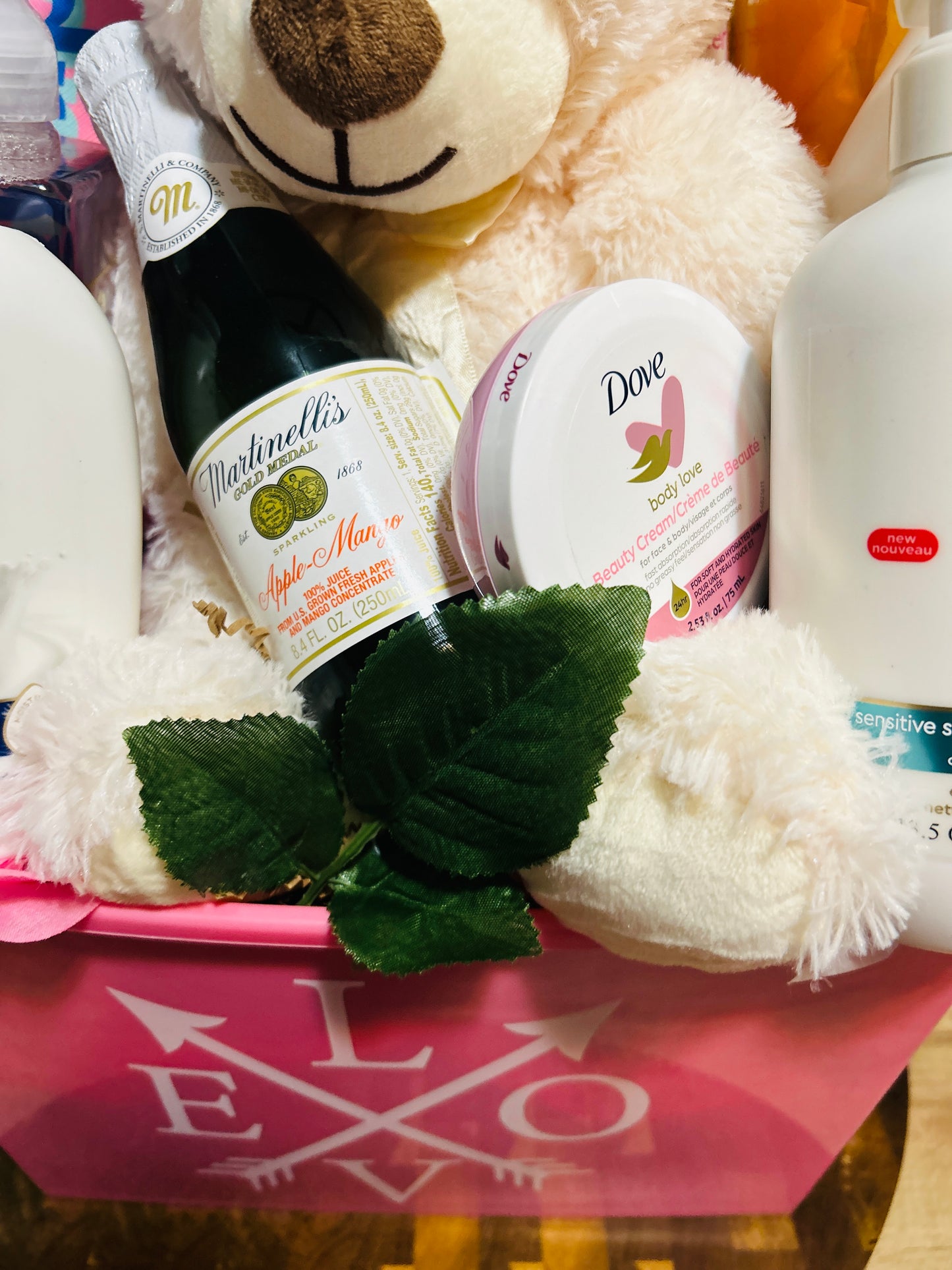 Dove Pampering Gift Basket