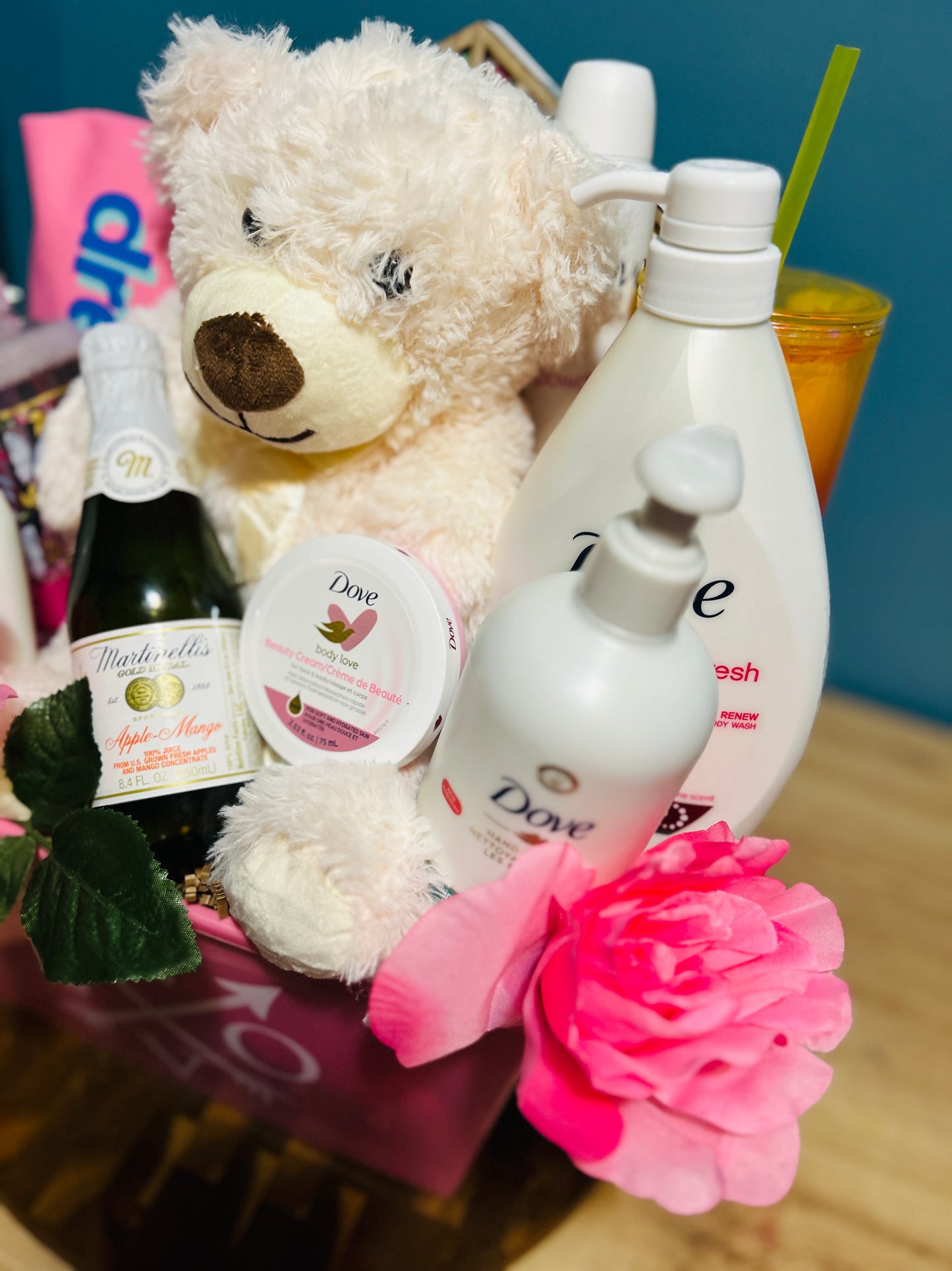 Dove Pampering Gift Basket