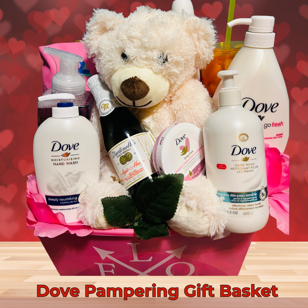 Dove Pampering Gift Basket