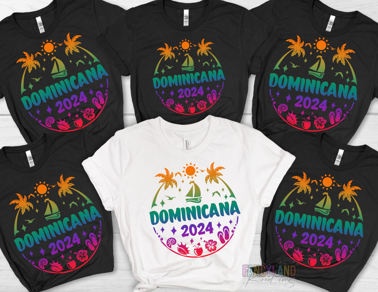 Dominican Cruise Destination Travel Family T-shirt