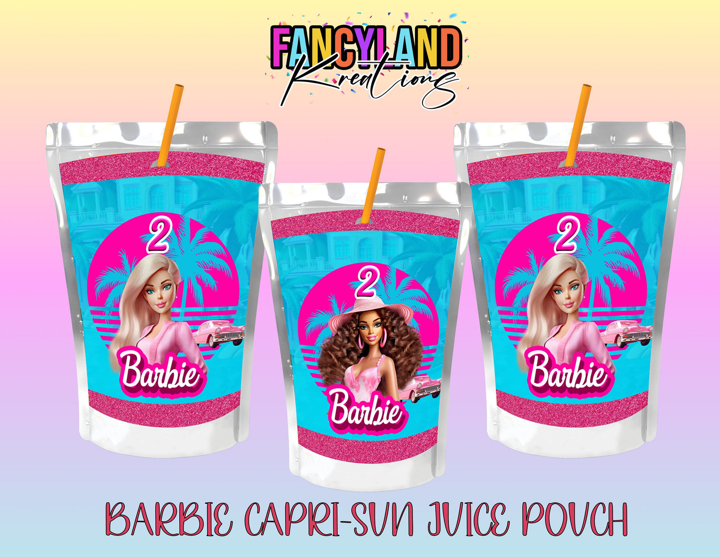 Barbie Party Favors Bundle for Kids Party