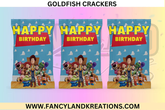 Toy Story Birthday Goldfish Snacks