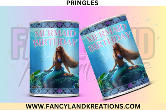 Mermaid-Themed Pringles Party