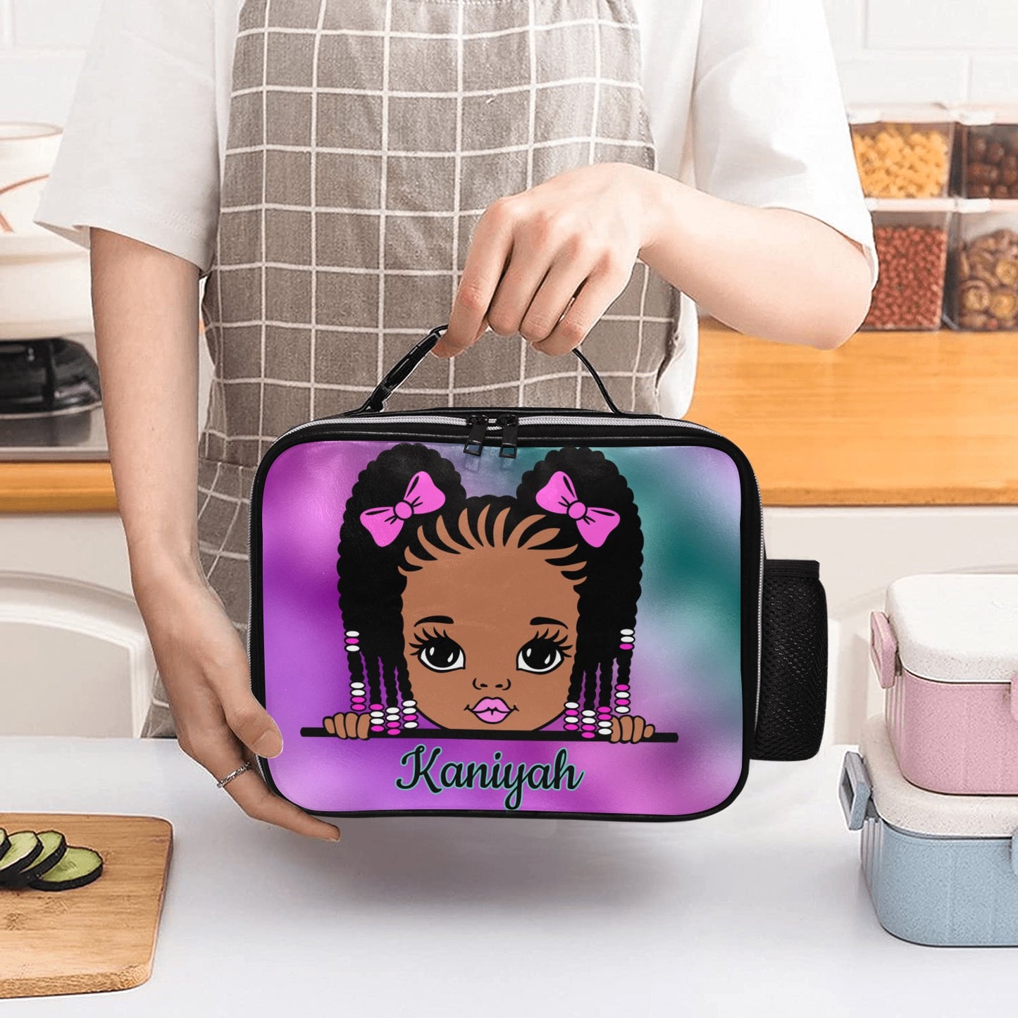 Afro Girl Braids Backpack Bundle