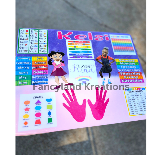 Personalized Kids Learning Table