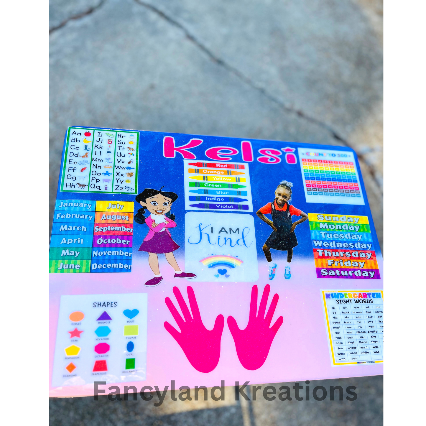 Personalized Kids Learning Table