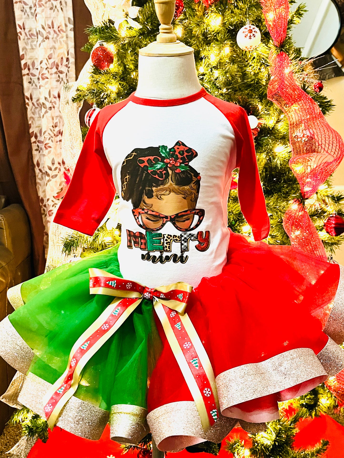 CHRISTMAS TUTU SET!!