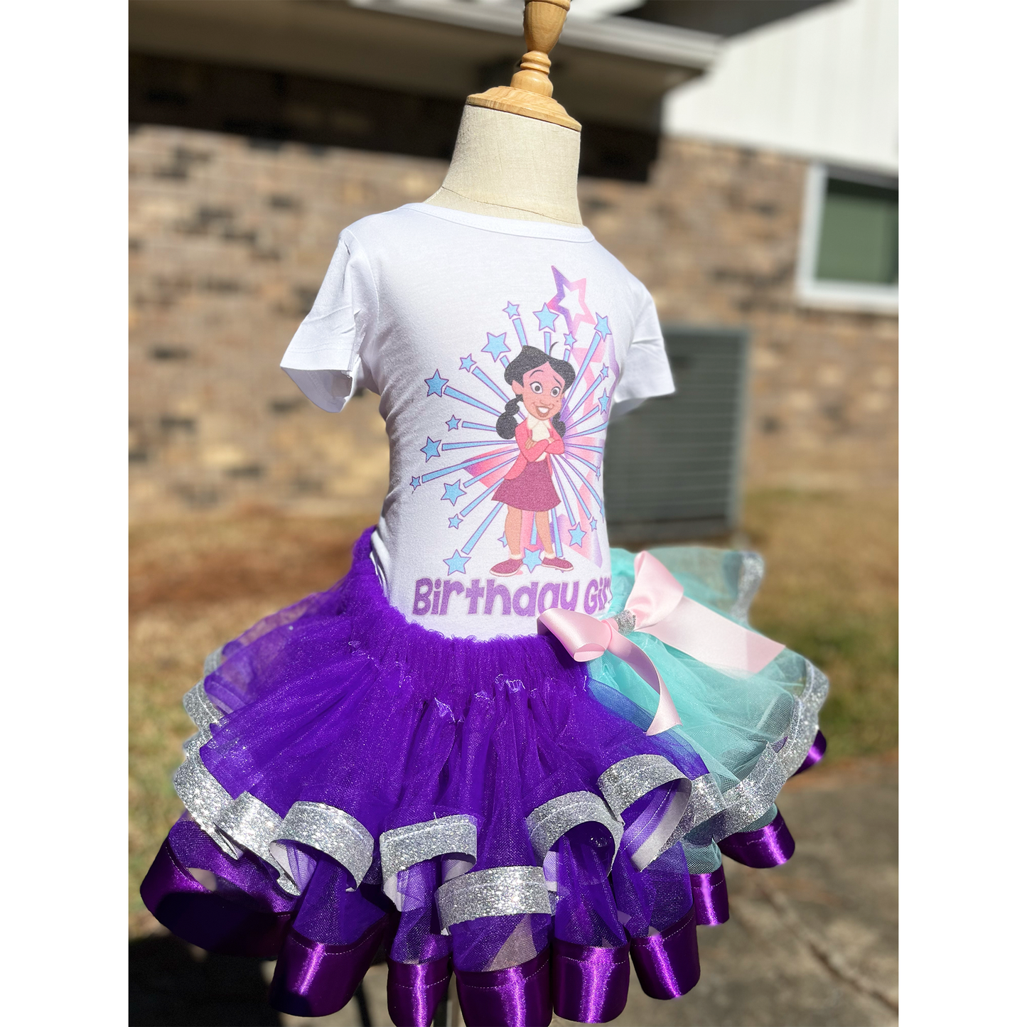 PROUD FAMILY BIRTHDAY OUTFIT TUTU SET!!