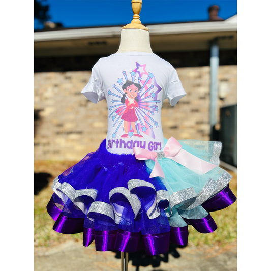 PROUD FAMILY BIRTHDAY OUTFIT TUTU SET!!