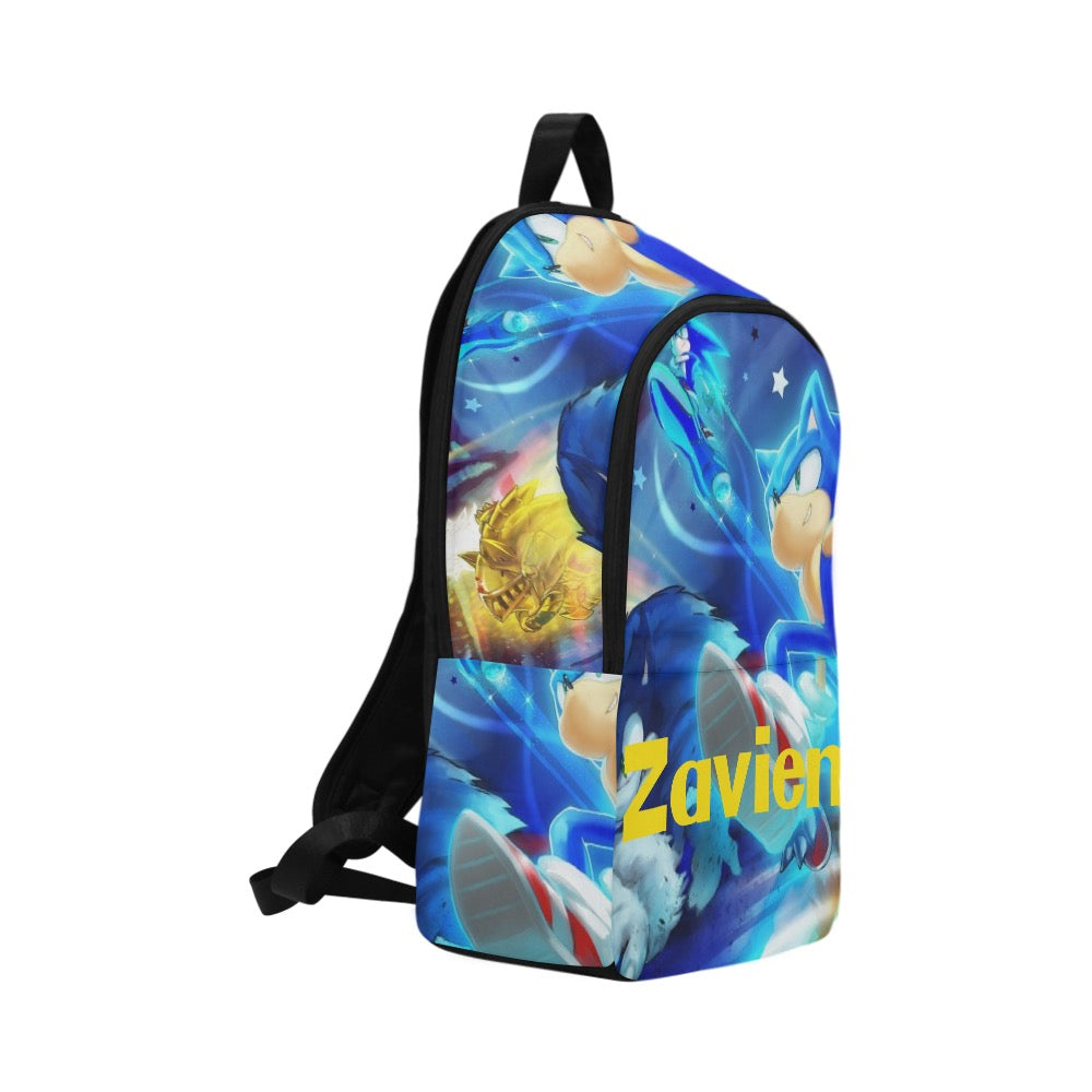 Sonic the Hedgehog Personalized Bookbag