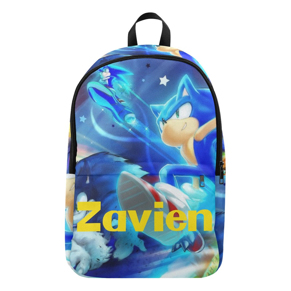 Sonic the Hedgehog Personalized Bookbag